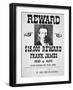 Reward Poster For Frank James-null-Framed Giclee Print