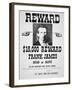 Reward Poster For Frank James-null-Framed Giclee Print