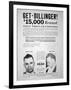 Reward Poster for John Dillinger, 1933-null-Framed Giclee Print