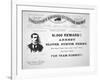 Reward Poster for the Arrest of Oliver Perry Issued by Pinkerton's National Detective Agency, 1891-American-Framed Giclee Print