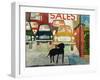 Rex at the Used Car Lot; SALES-Brenda Brin Booker-Framed Giclee Print