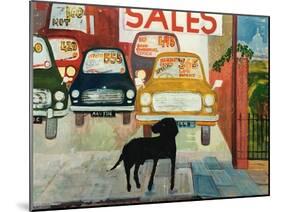 Rex at the Used Car Lot; SALES-Brenda Brin Booker-Mounted Giclee Print