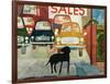 Rex at the Used Car Lot; SALES-Brenda Brin Booker-Framed Giclee Print