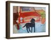 Rex at the Used Car Lot - Three months guarantee-Brenda Brin Booker-Framed Giclee Print