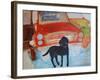 Rex at the Used Car Lot - Three months guarantee-Brenda Brin Booker-Framed Giclee Print