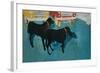 Rex at the Used Car Lot, with Friend-Brenda Brin Booker-Framed Giclee Print