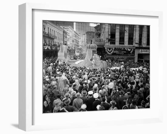 Rex, King of the New Orleans Mardi Gras Parade-null-Framed Premium Photographic Print