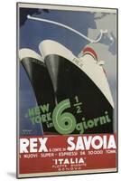 Rex Savoia-null-Mounted Giclee Print