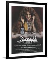 Rexall, Hair Shampoo Tonic, USA, 1910-null-Framed Giclee Print