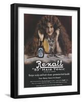 Rexall, Hair Shampoo Tonic, USA, 1910-null-Framed Giclee Print