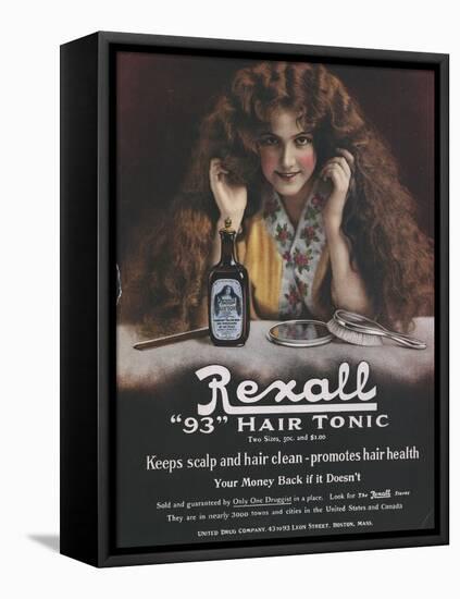 Rexall, Hair Shampoo Tonic, USA, 1910-null-Framed Stretched Canvas