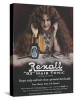 Rexall, Hair Shampoo Tonic, USA, 1910-null-Stretched Canvas