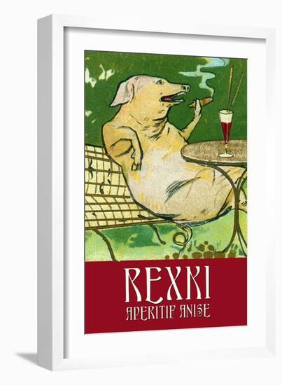 Rexxi Aperitif Anise-null-Framed Art Print