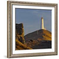 Reykjalighthouse of Nes, Iceland-Rainer Mirau-Framed Photographic Print