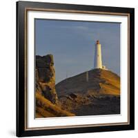 Reykjalighthouse of Nes, Iceland-Rainer Mirau-Framed Photographic Print