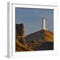 Reykjalighthouse of Nes, Iceland-Rainer Mirau-Framed Photographic Print