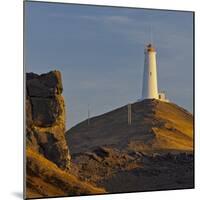 Reykjalighthouse of Nes, Iceland-Rainer Mirau-Mounted Photographic Print