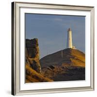 Reykjalighthouse of Nes, Iceland-Rainer Mirau-Framed Photographic Print