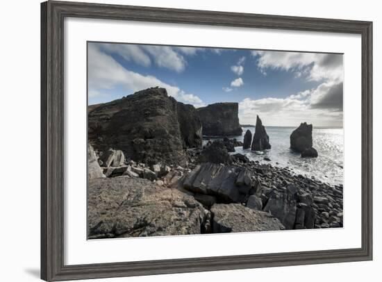 Reykjanes Peninsula, Iceland, Polar Regions-Michael-Framed Photographic Print