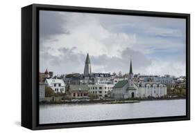 Reykjavik, Iceland, Polar Regions-Michael-Framed Stretched Canvas