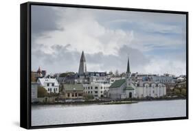 Reykjavik, Iceland, Polar Regions-Michael-Framed Stretched Canvas