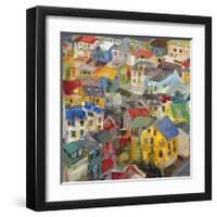 Reykjavik Rooftops-Amy Dixon-Framed Giclee Print