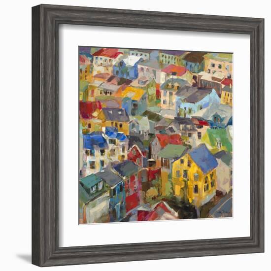 Reykjavik Rooftops-Amy Dixon-Framed Giclee Print