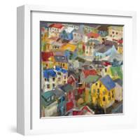 Reykjavik Rooftops-Amy Dixon-Framed Giclee Print