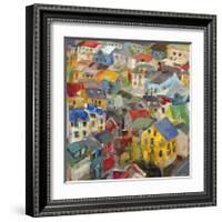 Reykjavik Rooftops-Amy Dixon-Framed Giclee Print