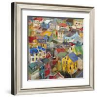 Reykjavik Rooftops-Amy Dixon-Framed Giclee Print