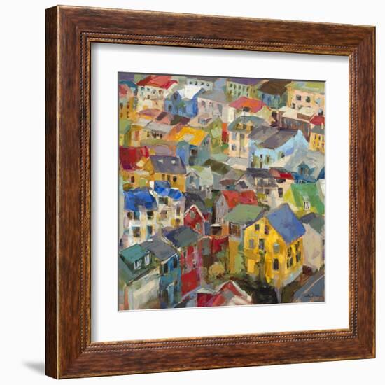 Reykjavik Rooftops-Amy Dixon-Framed Giclee Print