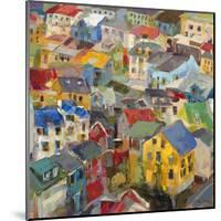 Reykjavik Rooftops-Amy Dixon-Mounted Giclee Print