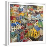 Reykjavik Rooftops-Amy Dixon-Framed Giclee Print