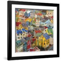 Reykjavik Rooftops-Amy Dixon-Framed Giclee Print