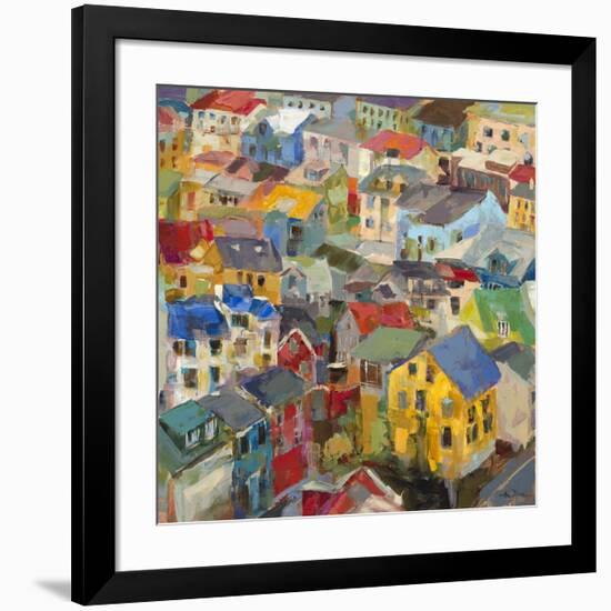 Reykjavik Rooftops-Amy Dixon-Framed Giclee Print