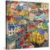 Reykjavik Rooftops-Amy Dixon-Stretched Canvas