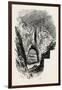 Reynard's Cave, Dove Dale, the Dales of Derbyshire, Country, UK, 19th Century-null-Framed Giclee Print