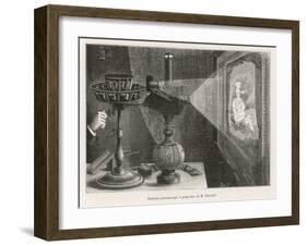 Reynaud's Praxinoscope Adapted for Projection onto a Screen-Poyet-Framed Art Print