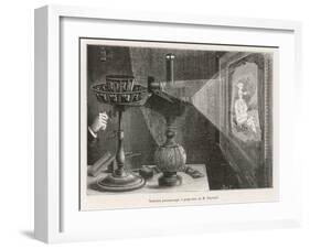 Reynaud's Praxinoscope Adapted for Projection onto a Screen-Poyet-Framed Art Print