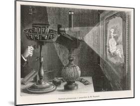 Reynaud's Praxinoscope Adapted for Projection onto a Screen-Poyet-Mounted Art Print