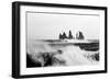 Reynisdrangar Birds-Philippe Sainte-Laudy-Framed Photographic Print