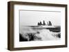 Reynisdrangar Birds-Philippe Sainte-Laudy-Framed Photographic Print