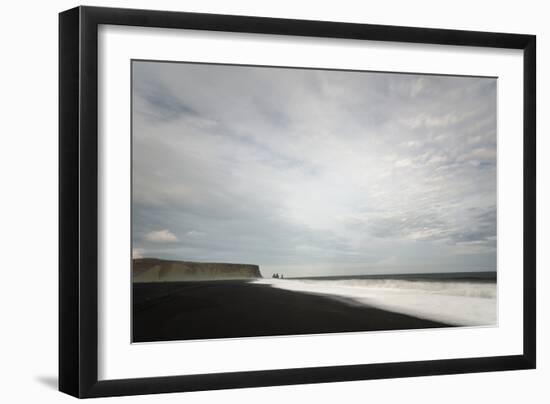 Reynisdrangar Sea Stacks, Reynisfjara, Vik, Iceland, Polar Regions-Bill Ward-Framed Photographic Print