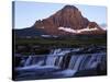 Reynolds Creek below Reynolds Mountain at sunrise, Glacier National Park, Montana, USA-Charles Gurche-Stretched Canvas