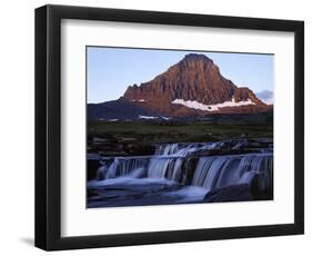 Reynolds Creek below Reynolds Mountain at sunrise, Glacier National Park, Montana, USA-Charles Gurche-Framed Photographic Print