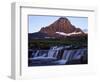 Reynolds Creek below Reynolds Mountain at sunrise, Glacier National Park, Montana, USA-Charles Gurche-Framed Photographic Print