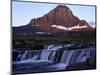 Reynolds Creek below Reynolds Mountain at sunrise, Glacier National Park, Montana, USA-Charles Gurche-Mounted Photographic Print