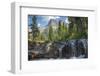 Reynolds Mountain and Virginia Falls, Glacier National Park, Montana, USA-Roddy Scheer-Framed Photographic Print