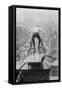 Reynolds Performs a Balancing Act on Roof in New York City-null-Framed Stretched Canvas