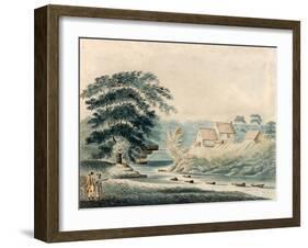 Reynoldson's Mill, Jesmond Dene, 1809-J. Littlefear-Framed Giclee Print